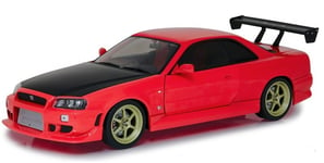 GREENLIGHT - Voiture sportive NISSAN Skyline GT-R (R34) de 1999 de couleur ro...