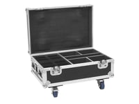 Flightcase 4x AKKU IP UP-4 Plus HCL Spot WDMX with Charging Function