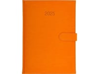 Kalender 2025 A4 Daglig Nebraska Magnet Orange