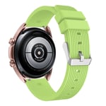 Samsung Galaxy Watch 3 41mm - Silikon armband 20mm Passar handled omkrets 135-235mm Grön