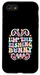 Coque pour iPhone SE (2020) / 7 / 8 Thème de Pâques I'm the Fishing Bunny