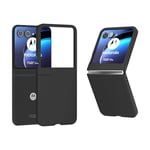 COQUE Case for Motorola Razr 50 Ultra Cover Shell,Ultra Slim Folding Screen Phantom Shield Skin Feel Mobile Phone Case for Motorola Razr 50 Ultra Black