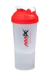 Amix - Shaker Monster Bottle Color, Red - 600 ml