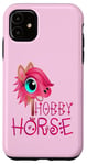 Coque pour iPhone 11 Bâton-Cheval HOBBY HORSE HORSING PETITE-FILLE NIÈCE