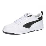 PUMA Mixte Enfant Rebound V6 Lo Jr, Puma White Puma Black Puma Black, 37 EU