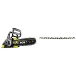 Ryobi OCS1830 18 V 30 cm Bar ONE+ Cordless Brushless Chain Saw & RAC227 Chain Fits RCS36