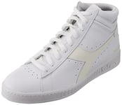 Diadora Femme Game L High 2030 Chaussure de Gymnastique, Pristine White, 41 EU