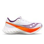 Saucony Endorphin Pro 4 Dame White/Violet, US W 8 | 39