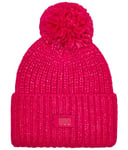 UGG Boy's K Chunky Pom Cuff Hat, Cerise, O/S UK