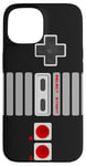 Coque pour iPhone 15 Manette de jeu vidéo vintage