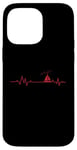 iPhone 14 Pro Max My Heart beats for Sailing Heart Line Case