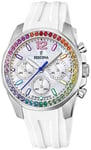 Festina F20610-2 Boyfriend Hvid/Gummi Ø38.1 mm