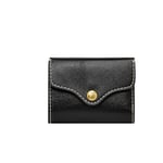 Fossil Portefeuille pour Femmes Heritage, Etui à Cartes en Cuir Noir L 9,8 Cm, L 1,3 Cm, H 7 cm Sl8230001