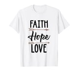 Faith Hope Love Jesus Cross T-Shirt