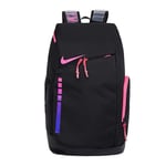 NIKE Stor Kapacitet Ryggsäck Basket Elite Luftkudde Ryggsäck Resväska Tränings Fritidssportväska Fitness Black rose red