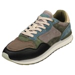 HOFF Quebec Mens Green Multicolour Fashion Trainers - 8 UK