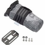 Wolf Tooth B-RAD TekLite Roll-Top Bag With Base Plate - Black / Grey 1 Litre Black/Grey