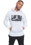 Mister Tee Men's Pray Hoody, White, M