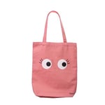 Fisura Sac fourre-tout yeux rose. Sac 100% coton. Sac fourre-tout original. Boules d'achat en coton. Sac totebag rose. 43 centimètres x 37 centimètres, Yeux, rose, Utilitaire