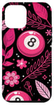 iPhone 12 mini Retro Pink Lucky Disco 8 Ball For Women Case