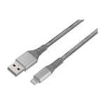 Dacota Platinum USB-Lightning kabel 3M, grå