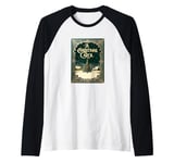 A Christmas Carol Book Cover by Charles Dickens Raglan Baseball Tee