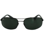 Ray-Ban Mens Sunglasses 3527 006/71 Matt Black Grey Green Metal - One Size