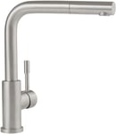 Villeroy & Boch 969711LC Douche Basse Pression Robinet de Cuisine, Acier Inoxydable Massif