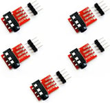 Lot De 5 Modules Trrs Jack Audio 3,5 Mm Pour Casque Vidéo Mp3, Prise Jack Trrs 3,5 Mm Pour Casque Audio Stéréo Microphone