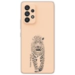 Coque Galaxy A53 leopard noir jungle e