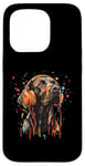 Coque pour iPhone 15 Pro Chocolate Labrador Pop Art Écouteurs amusants Chocolate Lab