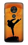 Innovedesire Kung Fu Karate Fighter Case Cover For Motorola Moto G7 Power