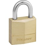 Master Lock 120EURD Petit Cadenas à Clé en Laiton, Doré, 3,4 x 2 x 1 cm