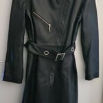 Trench Arturo  Trench en cuir noir femme