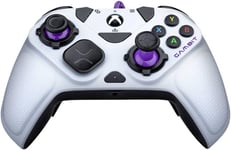 Victrix Gambit World's Fastest Licensed Xbox Manette,Elite Esports Design Avec Swappable Pro Thumbsticks,Custom Paddles,Swappable Blanc / Violet Faceplate Pour Xbox One,Series X/S,Pc