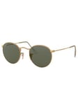 Ray-BanRB3447 Round Flat Sunglasses - Green Classic