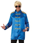 Bristol Novelty AC413B SGT Pepper Budget Jacket, Mens, Blue, Standard Halloween Halloween