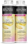 John Frieda Duo Pack Sheer Blonde Go Blonder Shampoo and Conditioner, 2 x 500 m