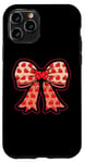 Coque pour iPhone 11 Pro Valentines Day Coquette Bow Cute Heart Ribbon Love Retro