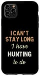 Coque pour iPhone 11 Pro Max Hunter Hunting Fishing Deer Game Hobby Job Pour homme et femme