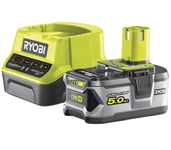 Ryobi RC18120-150 5,0 AH Lithium+ Batteri / Laddare 18V **