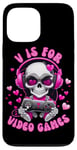 Coque pour iPhone 13 Pro Max V est pour les jeux vidéo Skull Headphones