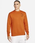 Nike Netherlands Club Fleece - Crew-Neck Sweatshirt - DH4982 893 - Medium (M)