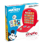 Winning Moves - Match Mickey et ses Amis- Jeu de société - Jeu de Voyage - Aligne 5 Cubes pour Gagner - A partir de 4 ans - 2 Joueurs - Version française