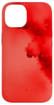 Coque pour iPhone 14 Rouge Art Abstrait Minimal Esthétique