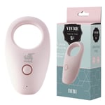 Vivre Bibi Vibrating Cock Ring Pastel Pink USB Rechargeable Couples Fun Sex Toy