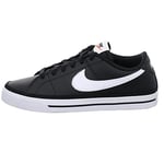 Nike Homme Court Legacy Chaussure de Tennis, Black/White-Gum Light Brown, 45.5 EU