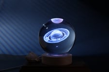 iTotal - Crystal Ball Lamp - Saturn - large