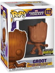 Figurine Guardians Of The Galaxy - Groot Wood Special Edition Pop 10cm