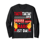 Fireman Marc Tatü Tata Funny Personalised Long Sleeve T-Shirt